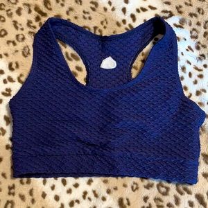 Booty by Brabants Croco Skin top midnight blue